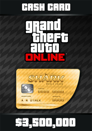 Grand Theft Auto Online Whale Shark Cash Card - 3.500.000$  